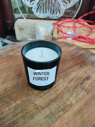 Winter Forest Wax Candle, Shape : Round, Speciality : Stylish Design