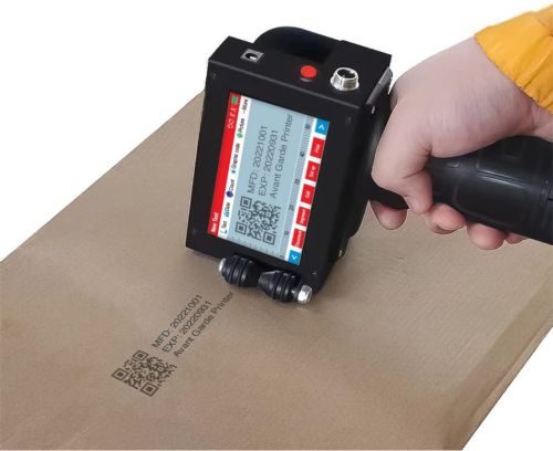 Manual Battery Tij Inkjet Printer, Packaging Type : Black