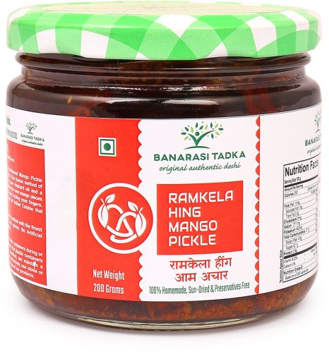Banarasi Tadka Mustard Seeds Homemade Ramkela Hing Mango Pickle