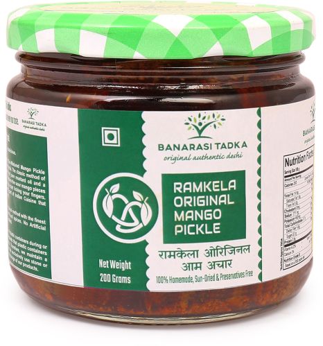 Banarasi Tadka Mustard Seeds Homemade Ramkela Original Mango Pickle