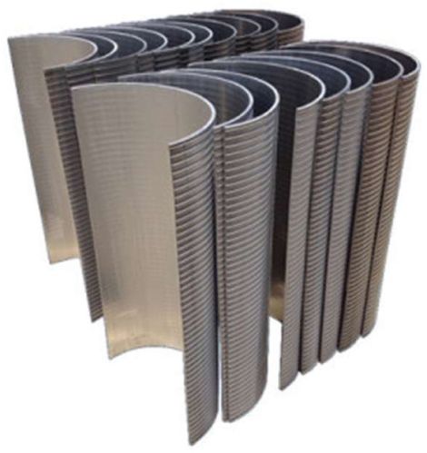 Stainless Steel Polished Wedge Wire Sieve Bend Screen
