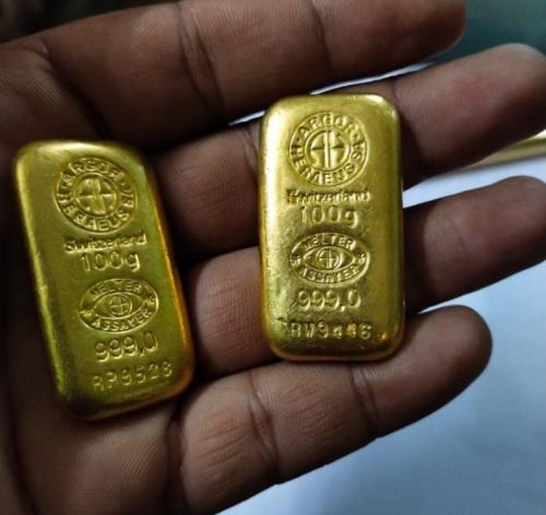 Swiss Gold Bullion Bar, Shape : Rectangular for Jewellery