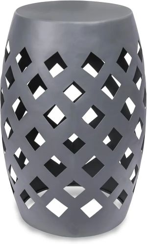 Coated Iron Side Table 12.25'D, Overall Weight : 5-10 Kg