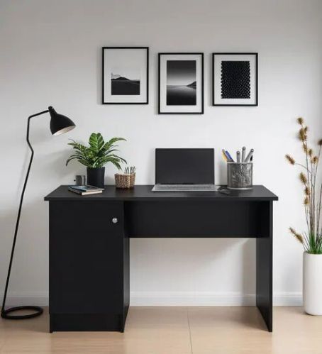 Polished Wood Study Table, Packaging Type : Dark Brown