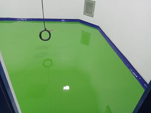 Plain Porcelain Clay Epoxy Flooring, Packaging Type : Green