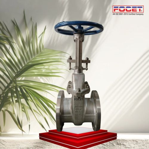 Cast Steel Polished Manual Gate Valves, Brand Name : FOCET