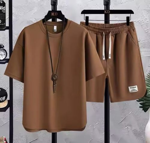 Cotton 2023 Summer Men Clothing Tracksuit Sets