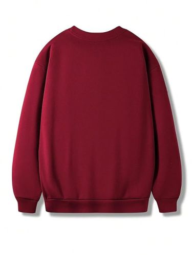 Round Plain Men Printed Sweatshirts, Gender : Male