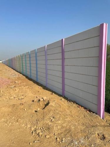 Modular RCC Precast Boundary Wall, Color : Grey