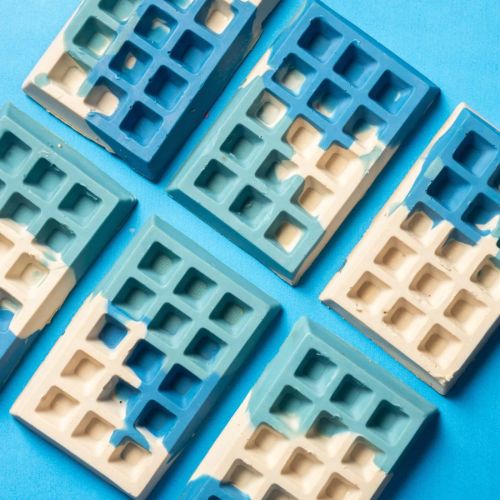 His & Her Waffle Handmade Dessert Soap Set