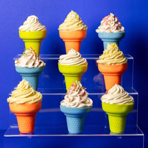 Ice Cream Cone Handmade Dessert Soap, Color : Multicolor