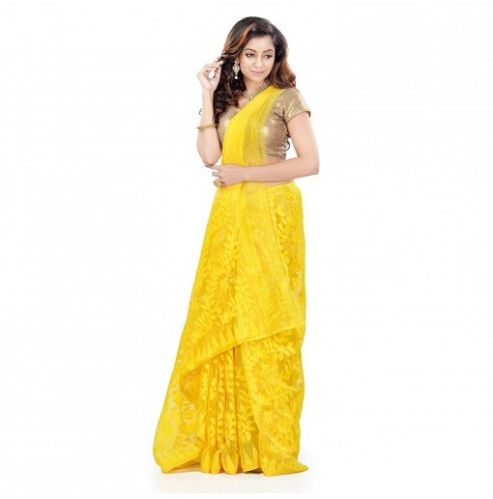 Bengal Handloom Tant Soft Dhakai Jamdani Cotton Saree Whole