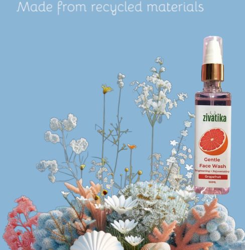 Zivatika Herbal Grape Fruits Face Wash, Color : Pink