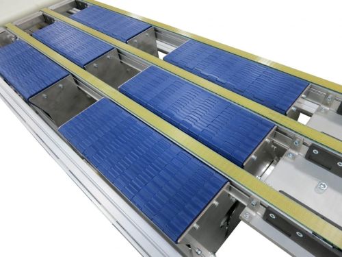 Cheng Hua PVC Metal POP Up Belt Conveyor, Color : Black, Green