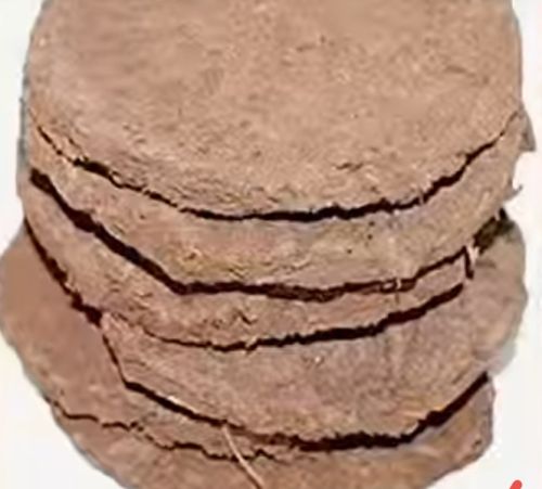 Cow dung cake