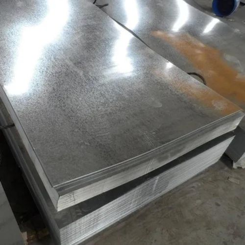 Coated 120 GSM Galvanized Iron Sheet, Color : Silver for Industrial Use