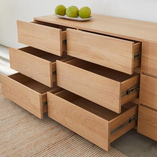 Utopia European Oak Wood Dresser