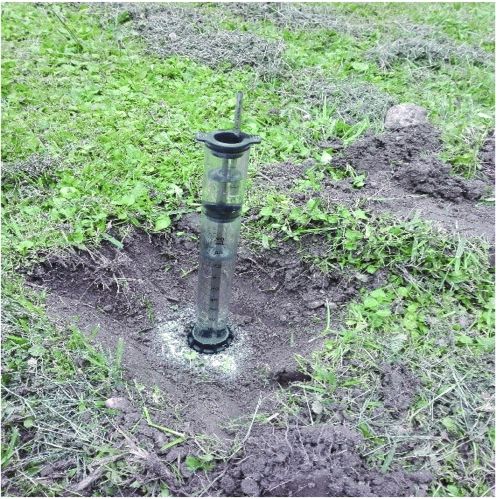 Polished Plastic Mini Disk Soil Infiltrometer, Shape : Cylindrical