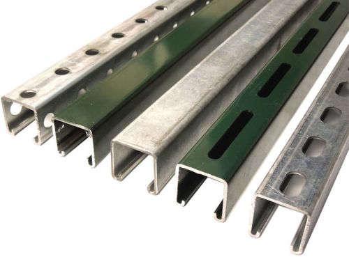 Unistrut Channel, Color : Grey, Grade : AISI for Industrial Use