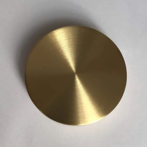 Polished Brass Circles, Shape : Round