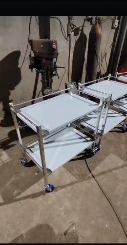 Easy Move Steel Medical Trolley