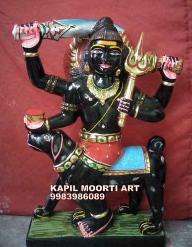 Marble Bhairav Baba Moorti For Home & Temple