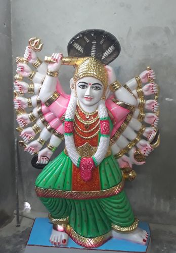 Marble Saptsrangi Mata Moorti, Brand Name : Makarana