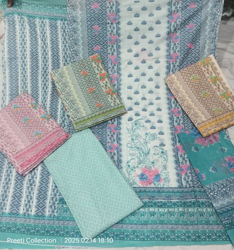 Cotton Angel 2 Printed Ladies Unstitched Suit Casual Wear