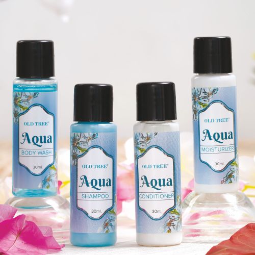 Old Tree Hotel Toiletry Set, Color : Aqua 30