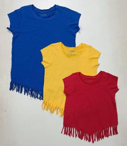 G21888 Girls Tassel Tops