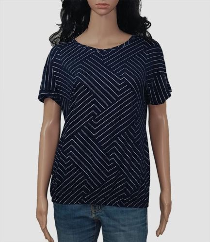 W13123 Ladies Short Sleeve Tops