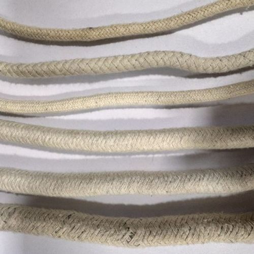 Plain Cotton Knitted Cords, Color : White for Binding Pulling