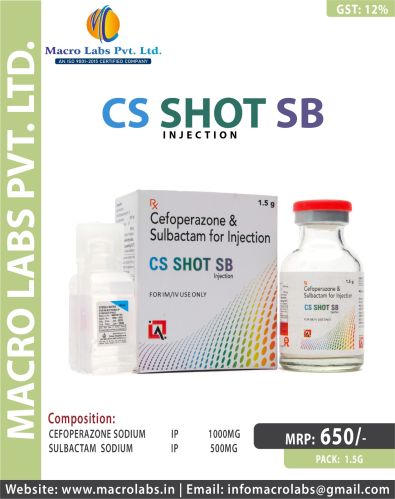 Cefoperazone Sodium Sulbactam Sodium Injection