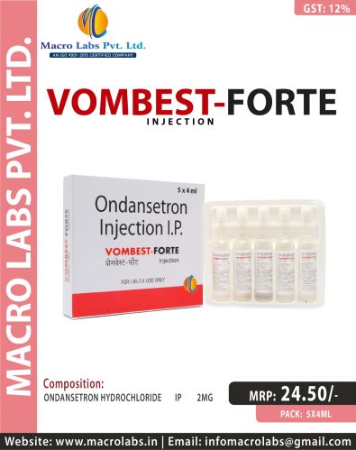 Vombest Forte Ondansetron 4ml Ampoule For Nausea Vomiting