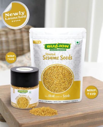 Bullion Roasted Sesame Seeds, Color : White, Packaging Type : Pouch