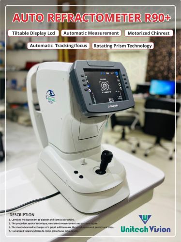 G-matronix Auto Refractometer R90+, Color : Silver for Hospital