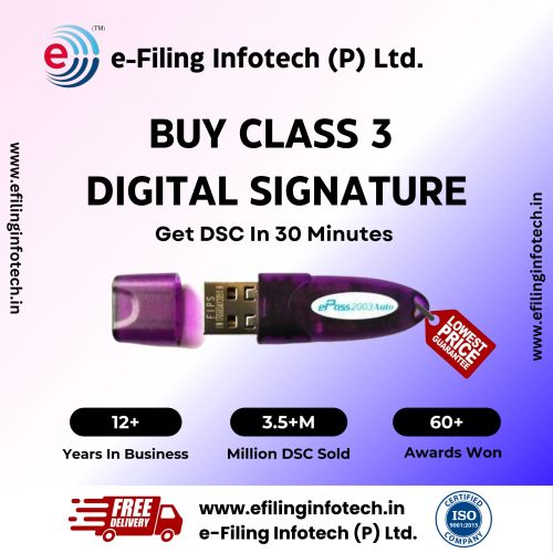 Emudhra Class3 Digital Signature, Color : Purple Gray