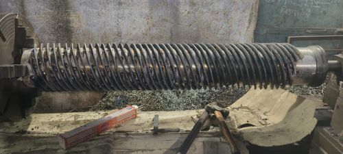 Mild Steel Water Cooling Roller, Color : Silver for Industrial Use