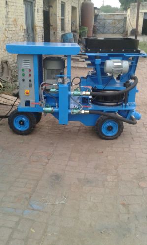 Unique Metal Automatic Wet Shotcrete Machine, Power Source : Electric