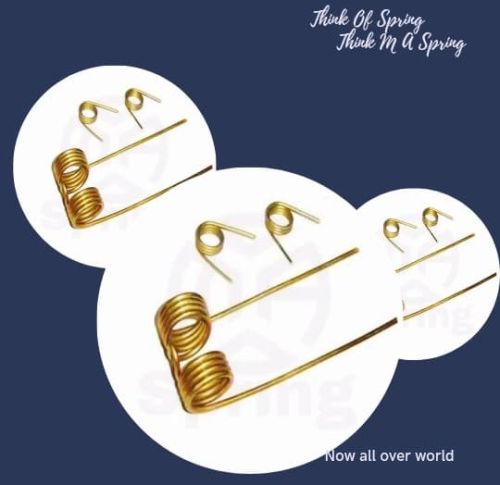 Round Baler Spring, Color : Gold for Agriculture Use