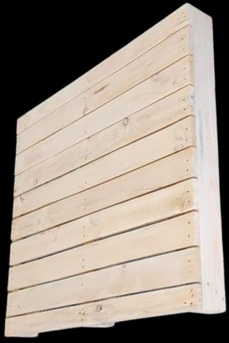 Non Polished Wooden Reversible Drum Pallet, Color : Light Brown