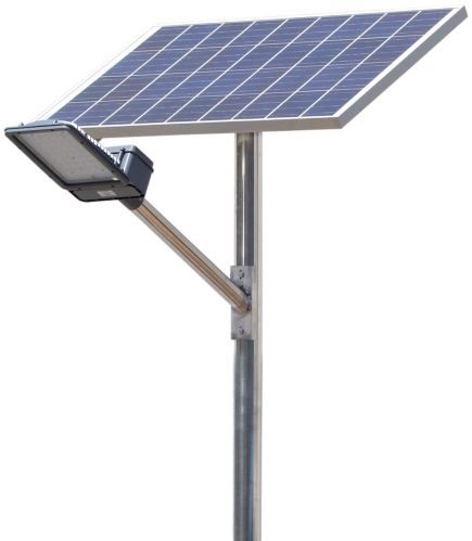 Aluminum Casting Polished Solar LED Street Light, Color : Brown