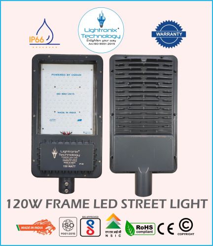 LIGHTRONIX TECHNOLOGY Aluminium 120 W LED Street Light