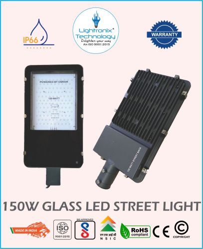 LIGHTRONIX TECHNOLOGY Aluminium 150w LED Automatic Street Light