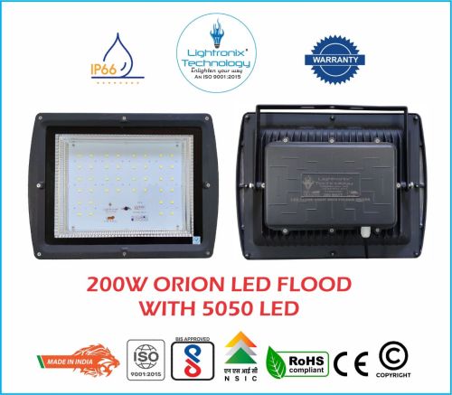 50Hz Aluminum Casting ALUMINIUM 200W High Power LED Flood Light