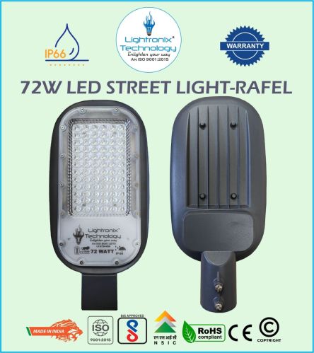 Electric Polished Aluminum LED 72 W Street Light