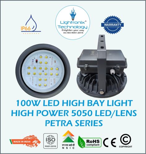 LIGHTRONIX TECHNOLOGY Aluminum Casting LED High Bay Lamp