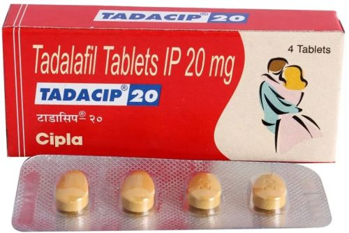 Tadacip 20 Mg Tablets, Packaging Type : Box