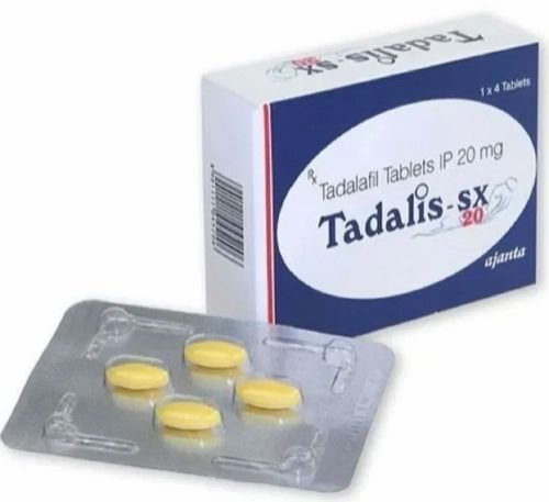 Tadalis SX 20 Mg Tablets, Packaging Type : Box