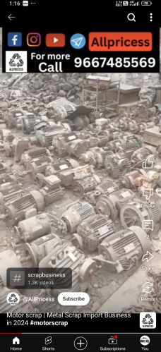 Motor Scrap, Condition : Used for Industrial, Recycle